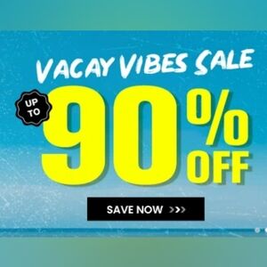 Vacay Vibes Sale Banner